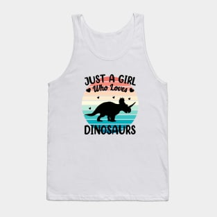 Just a girl who loves Dinosaurs 6 Tank Top